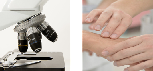cc nuestro compromiso microscopio manos